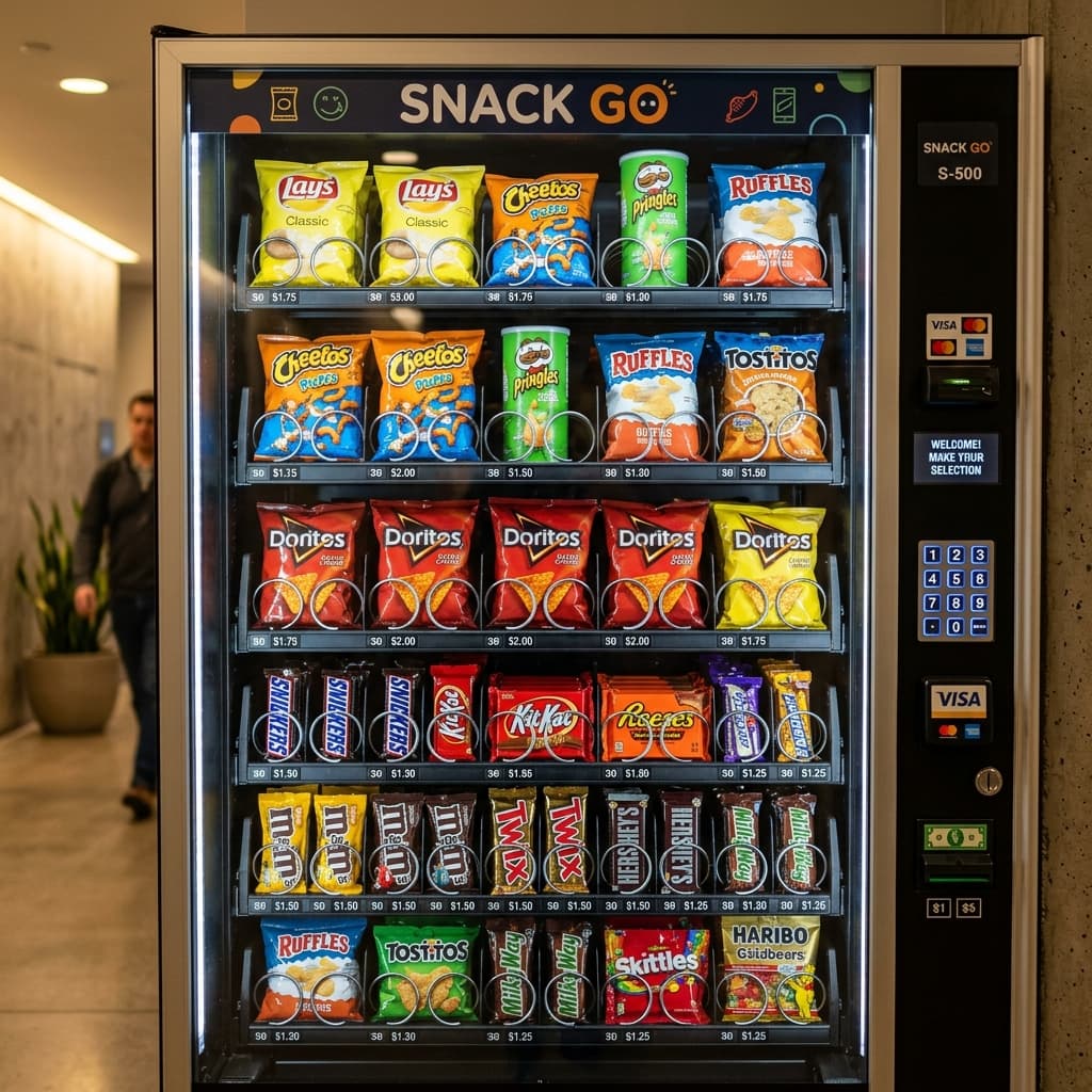 Snack vending
